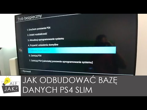 Jak odbudować bazę danych konsoli PS4 Slim? | alejaktozrobic