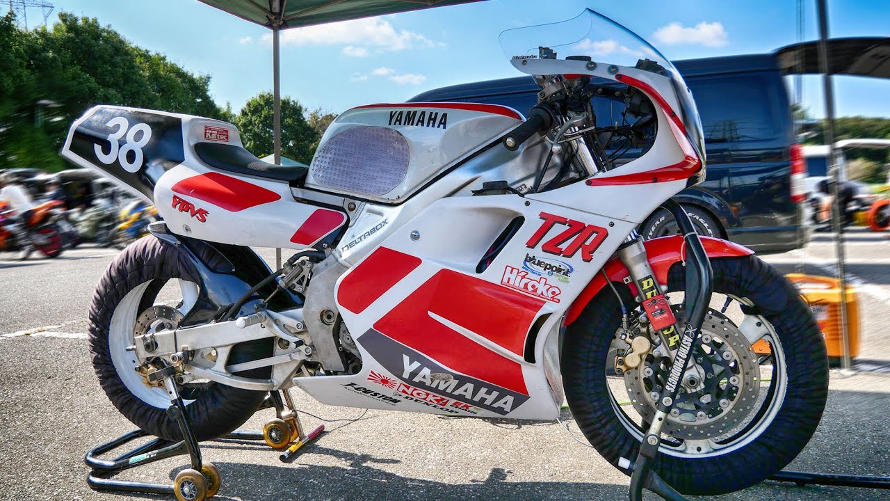 YAMAHA TZR250後方排気 🔥 Custom Racing Bike 🔥 #日光チャレンジ