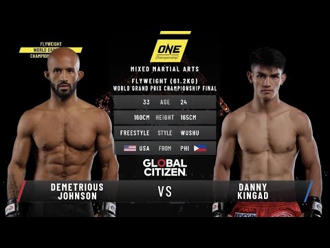Demetrious Johnson vs Danny Kingad fight footage