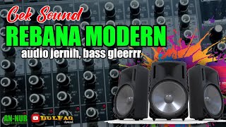 cek sound rebana modern //sholawat//audio jernih