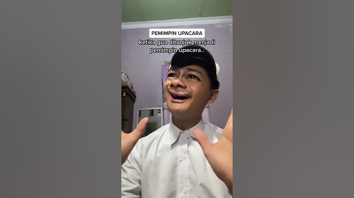 KETIKA GUA DITUNJUK SEBAGAI PEMIMPIN UPACARA..😭 #sadjoni