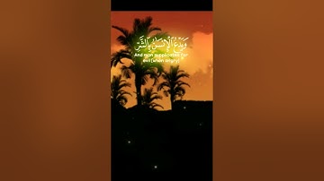 ويدع الإنسان بالشر دعاءه بالخير 😓🤲 | #ياسرالدوسري 🌿 | #سورة_الإسراء ❤ #quran #قرآن 🌿 #الليل #النهار