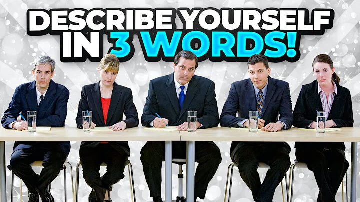 DESCRIBE YOURSELF in 3 WORDS! (A Brilliant Answer to this INTERVIEW QUESTION!) - DayDayNews