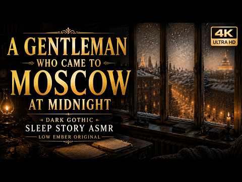 A Gentleman Came to Moscow at Midnight | Dark Gothic Audiobook ASMR 4K
