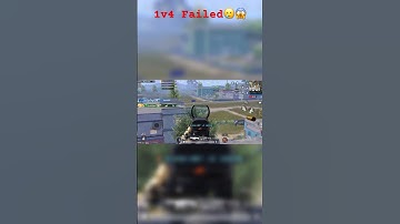 1V4 Failed | #shorts #bgmishorts #ytshorts