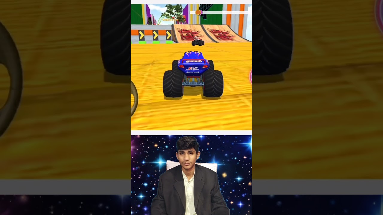 Monster truck stunts Mega Ramp 🚛 || epics high speed jump & mega ramps 💥 