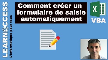 VBA - Comment créer un Formulaire utilisateur Dynamique en VBA ?