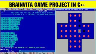 BRAINVITA GAME PROGRAMMING IN C++ || HOW MAKE BRAINVITA PROJECT USING C GRAPHICS || ROHIT TECH STUDY screenshot 2