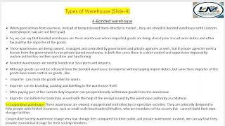 Types of Warehouse