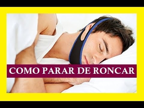 como fazer para parar de roncar a noite FAIXA ANTI RONCO - YouTube