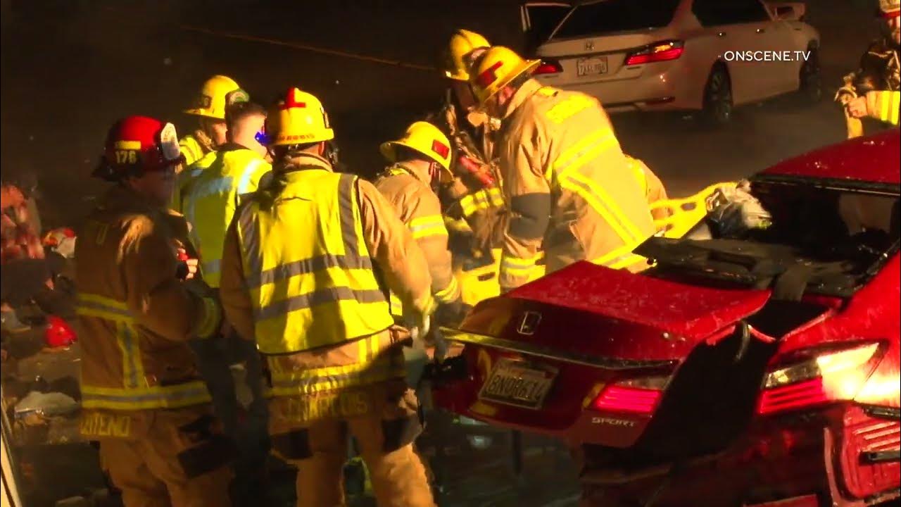 Woman Severely Injured In Major 2 Vehicle Crash Rancho Cucamonga