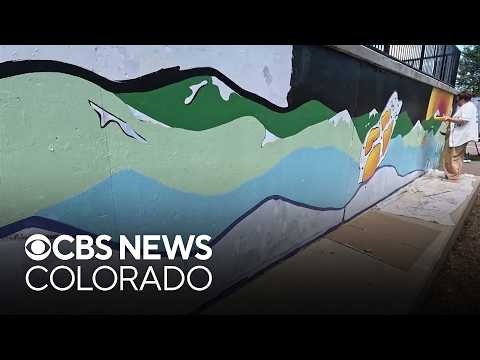Teachers at one Denver elementary school make mural for students