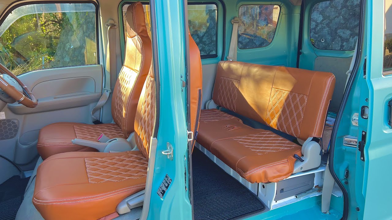 エブリイ】DIY｜シートカバーの取り付け方｜da17v｜Bellezza - YouTube