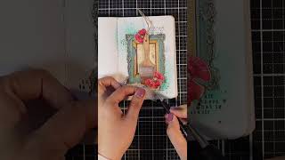 mini art journal - art themed