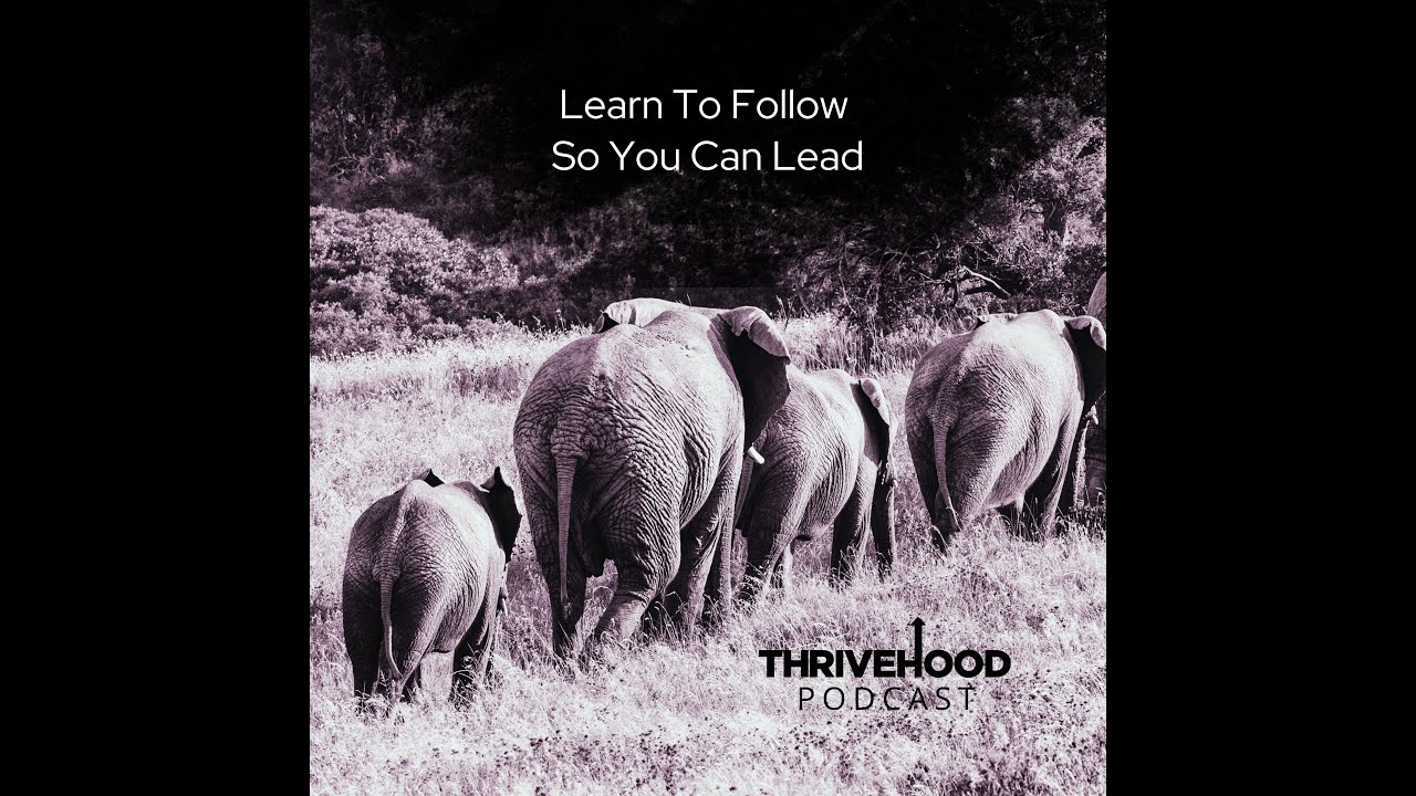 Learn To Follow So You Can Lead