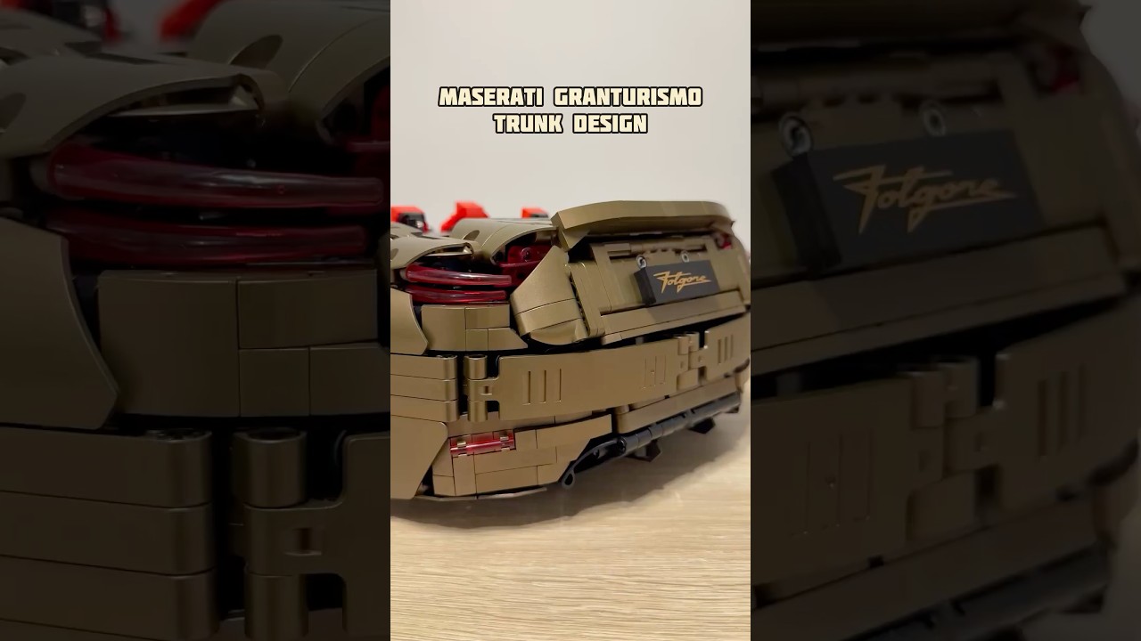 Maserati GranTurismo 1:8 Trunk Design by Letbricks 