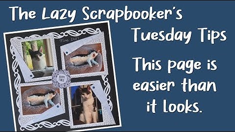 Tuesday Tip:  An easier than it looks page featuring the Creative Memories Border Maker