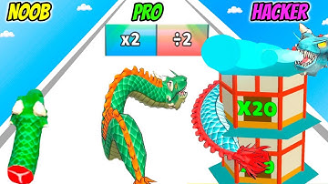 Dragon Evolution Run - NOOB vs PRO vs HACKER