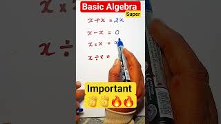 #shortvideo #maths ...Basic Algebra 🔥