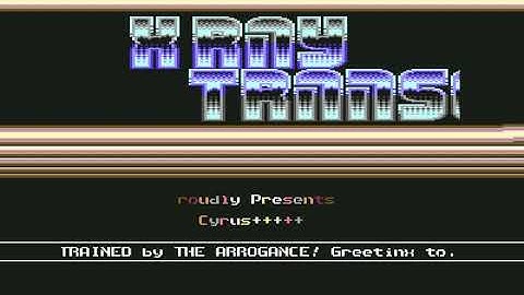 X-Ray and Transcom Intro! Commodore 64 (C4)