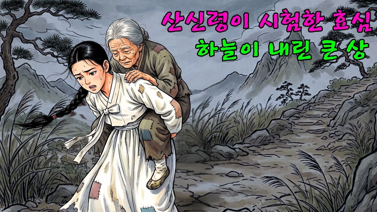 눈먼 시어머니를 업고 구걸하던 효부, 산삼을 포기하자 벌어진 기적| 야담 |옛날이야기 |민담 |전설 | 설화