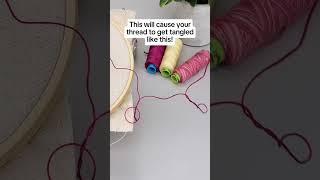 PSA: Dont Twist Your Needle While You Stitch