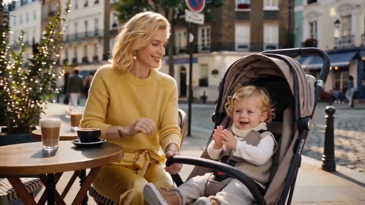 Baby Stroller — AI Product Ad