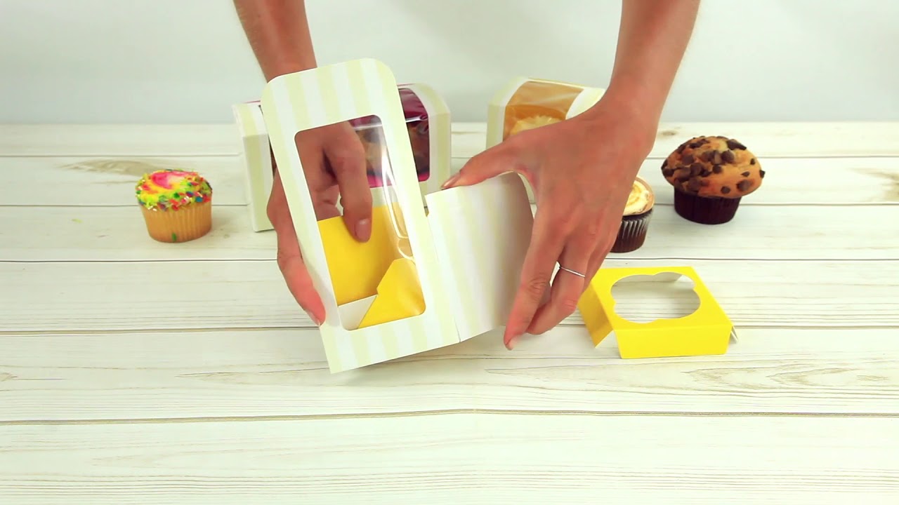 Packnwood UK - Cupcake box with Window