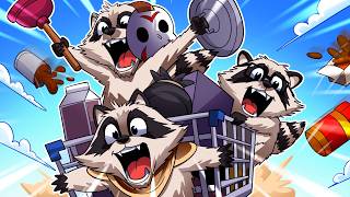 We Try to Cross the Road as Racoons! | Trash Day screenshot 5