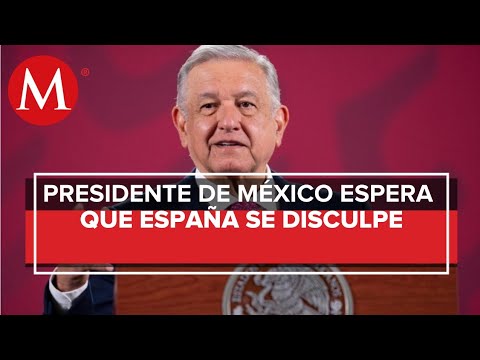 AMLO espera disculpas de España y la Iglesia católica en 2021