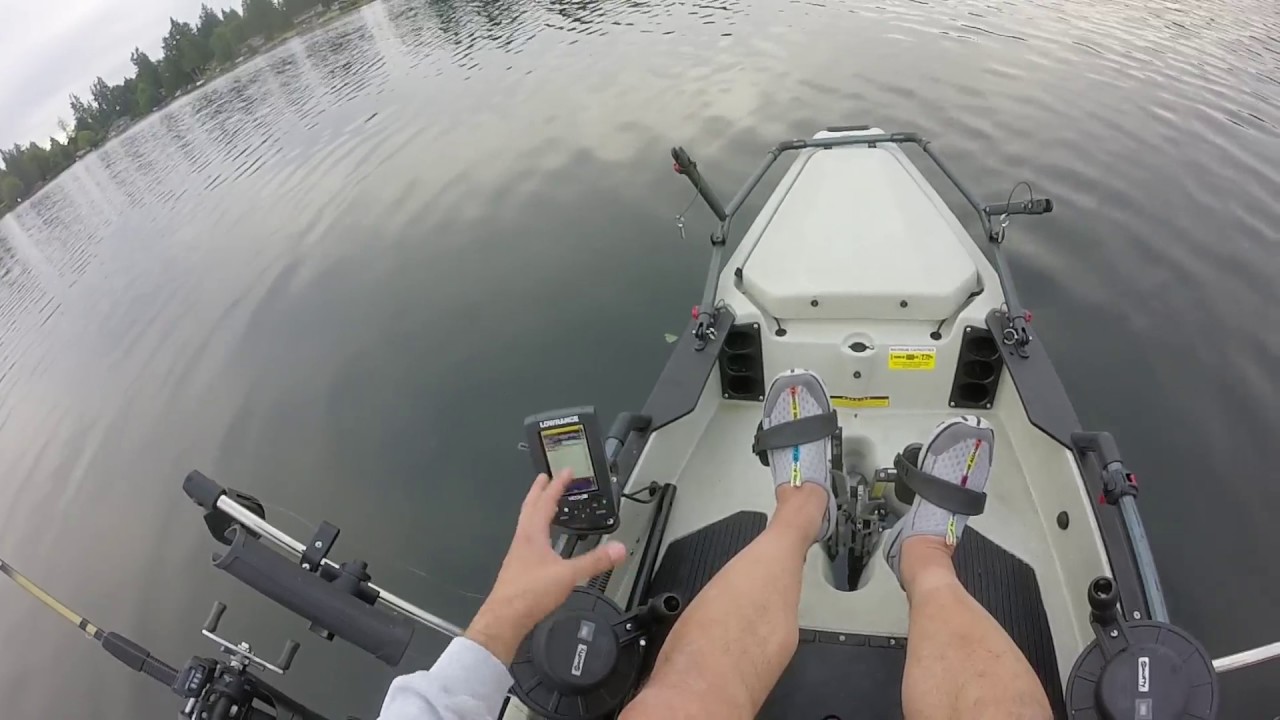 Downrigger set up for a Hobie Pro Angler 