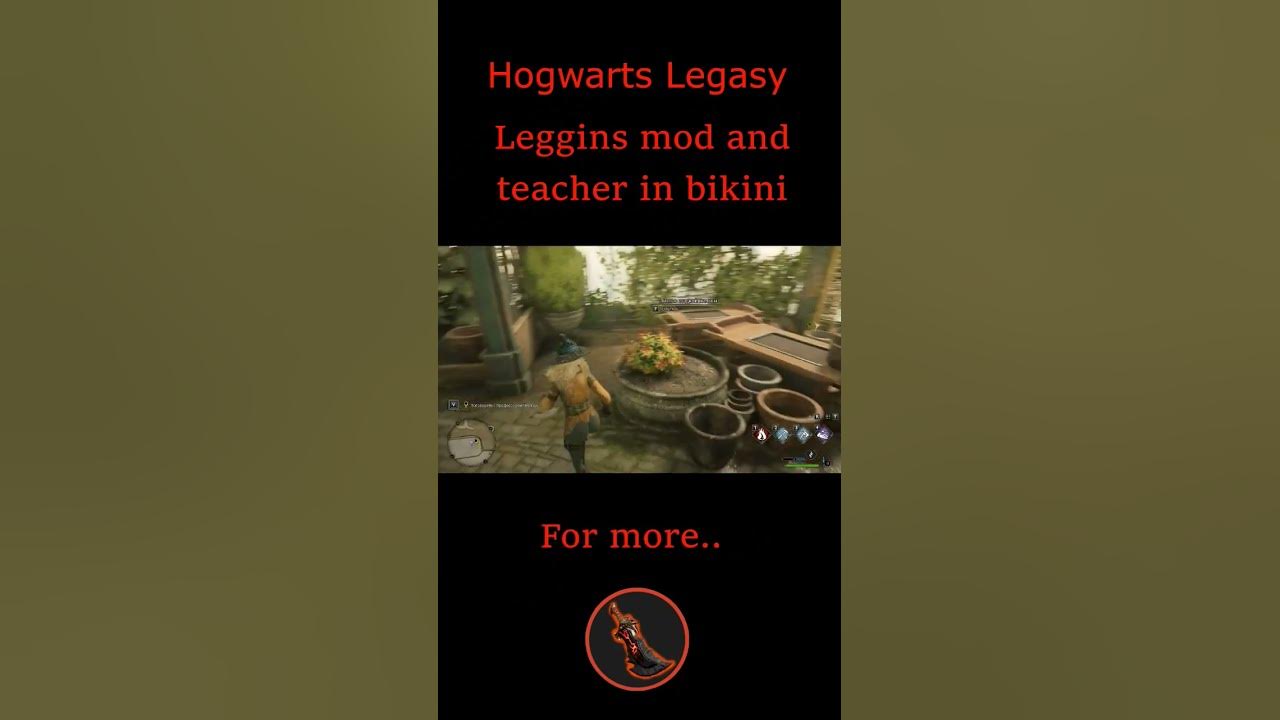 Hogwarts legacy sexy nude mod leggins mod YouTube