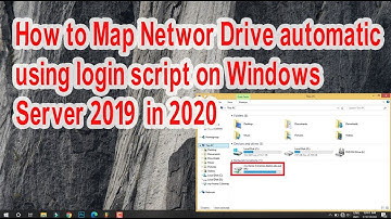 How To Map Network Drives Using Logon Script in Windows Server 2019