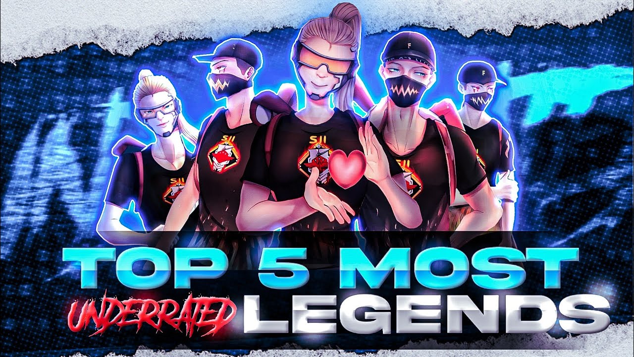 Top 5 Most Underrated Free Fire Mobile Players  | Free Fire Best Underrated Players