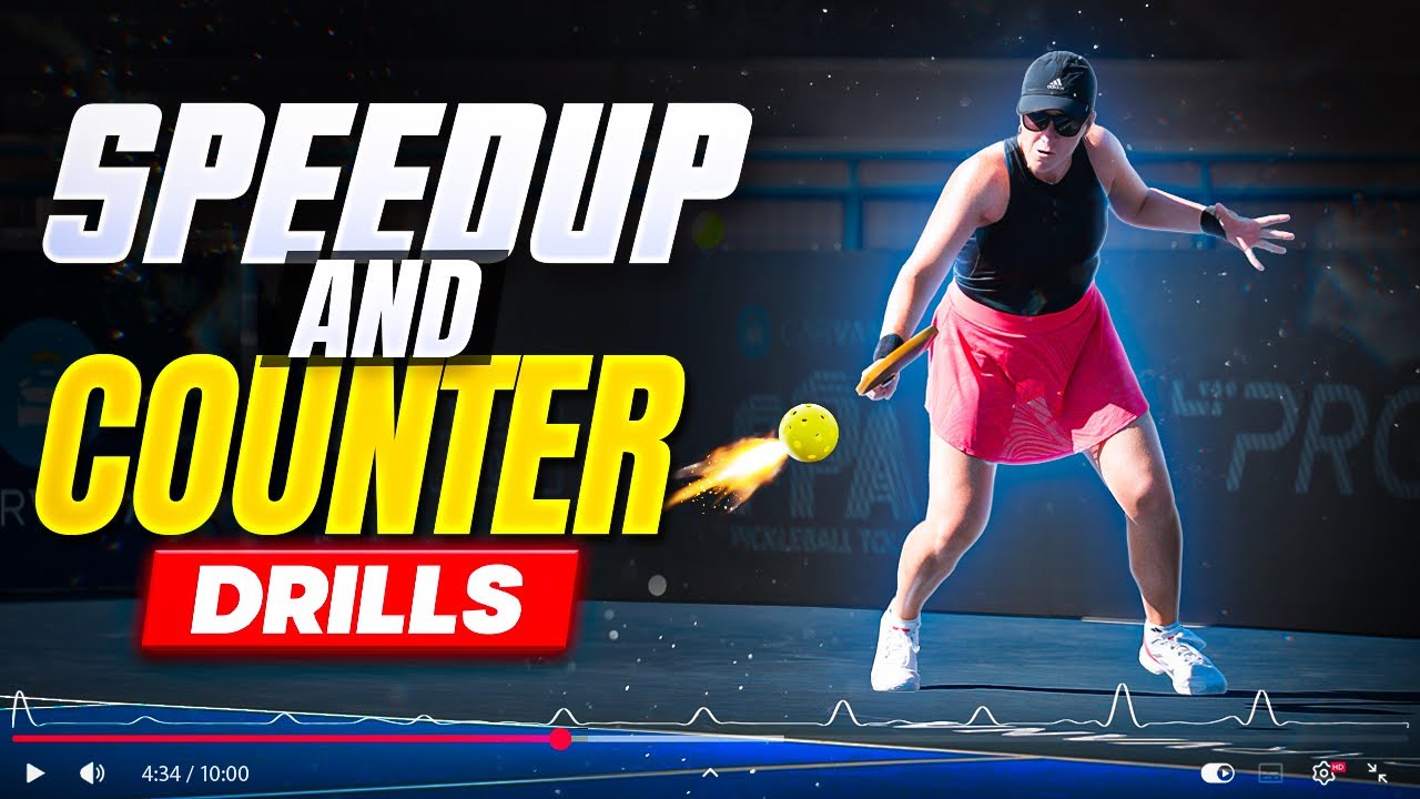 3 Pickleball Drills to Build Unbeatable Speed Ups and Counters