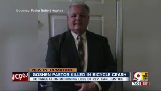 Pastor riding bike killed in collision with pickup truck in Goshen Township