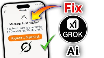 How to fix Gork message limit reachedProblem | Fix Grok ai Upgrade to SuperGrok Problem