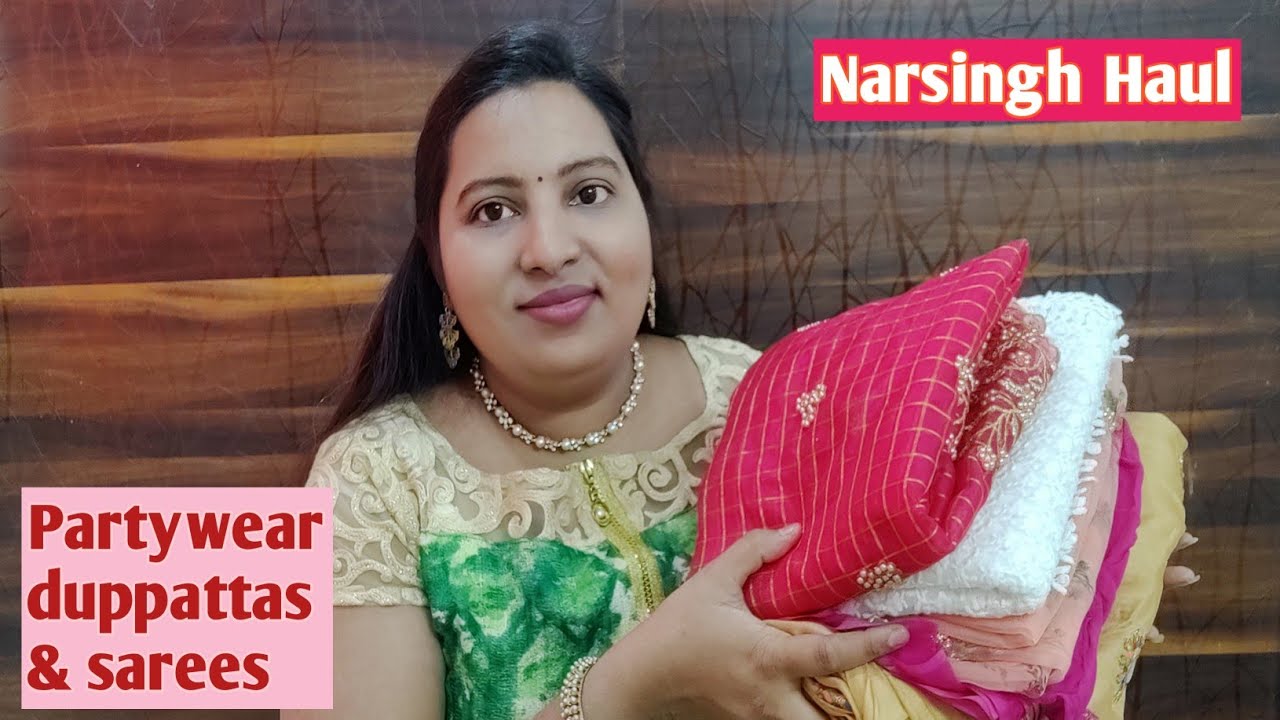 Dupattas, sarees shopping from narsingh | Hyderabad Shopping | RJ Fashion Haul | 2021