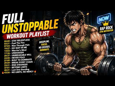 ⚔️ Unstoppable Workout Playlist | Gym Motivation Music 2026 | Warrior's Mind