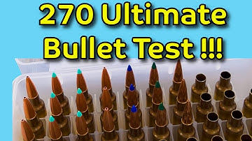 270 Ultimate Bullet Stability Test!!!