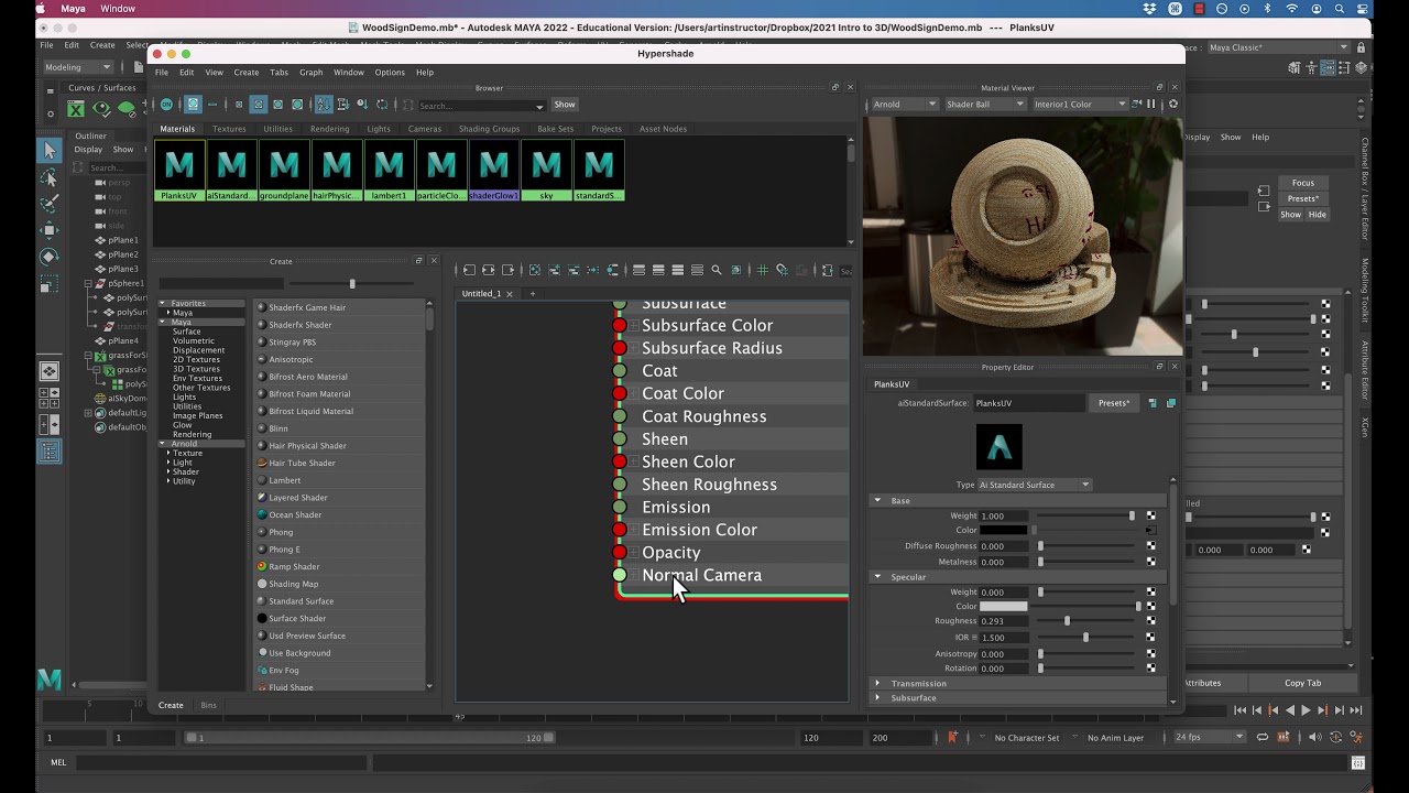 aistandardsurface maya aistandardsurface maya