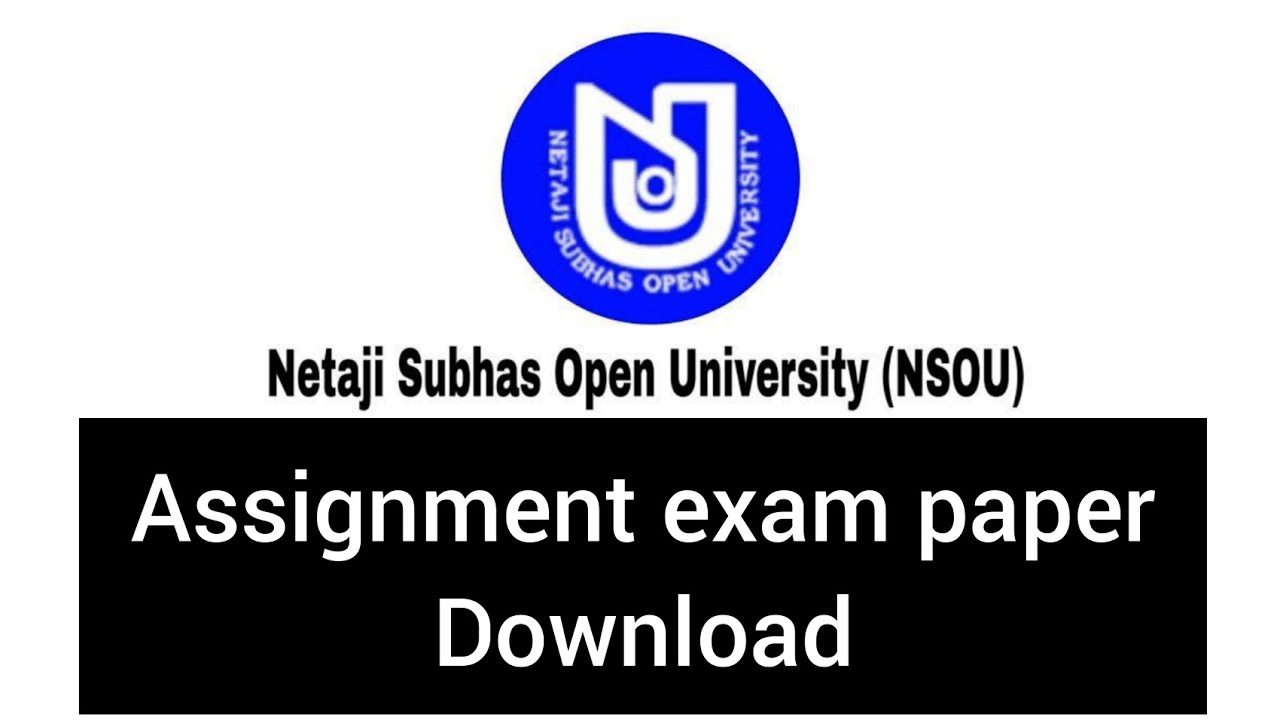 nsou assignment download