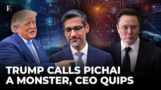 Download lagu 'Well, It's SI Not AI....' Sundar Pichai's Epic Response After Trump's 'Monster' Barb On Cam | Watch