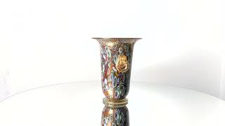 Classic Murina Glass Vase Gol - MAGNUS | Yourmurano