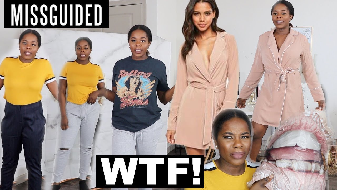 WTH MISSGUIDED?? WHAT WERE YALL THINKING🤷🏾‍♀️ $300 MISSGUIDED HAUL..