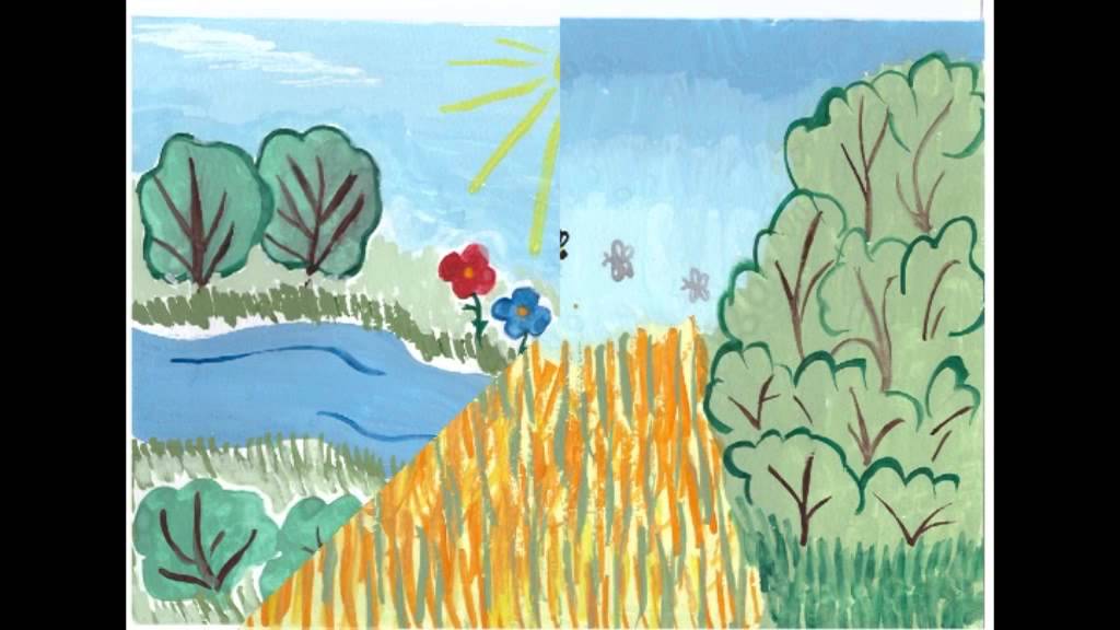 Весенняя гроза тютчев рисунок к стихотворению