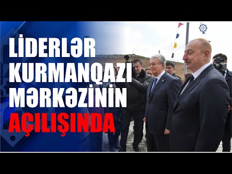 Azərbaycan və Qazaxıstan prezidentləri Kurmanqazı adına Uşaq Yaradıcılıq Mərkəzinin açılışında