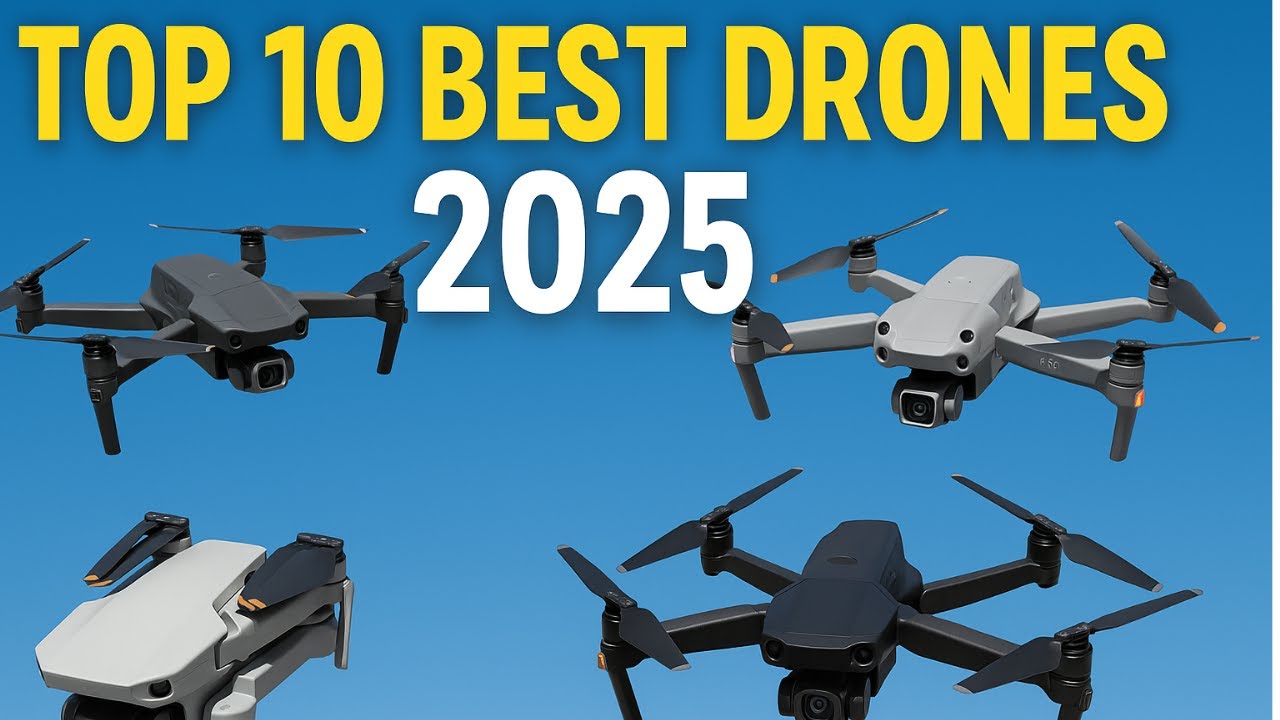 Top 10 Best Drones 2025– Top Picks for Beginners, Travelers ...