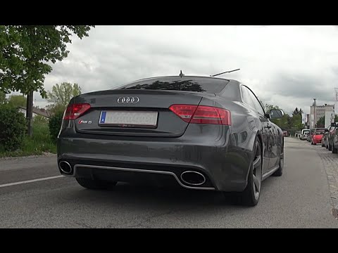 Audi RS5 Capristo exhaust onboard ride & LOUD revs & acceleration