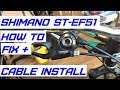 How to service Shimano ST EF51 EZ fire shifters